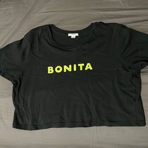 Ardene XL black crop top